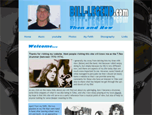 Tablet Screenshot of bill-legend.com